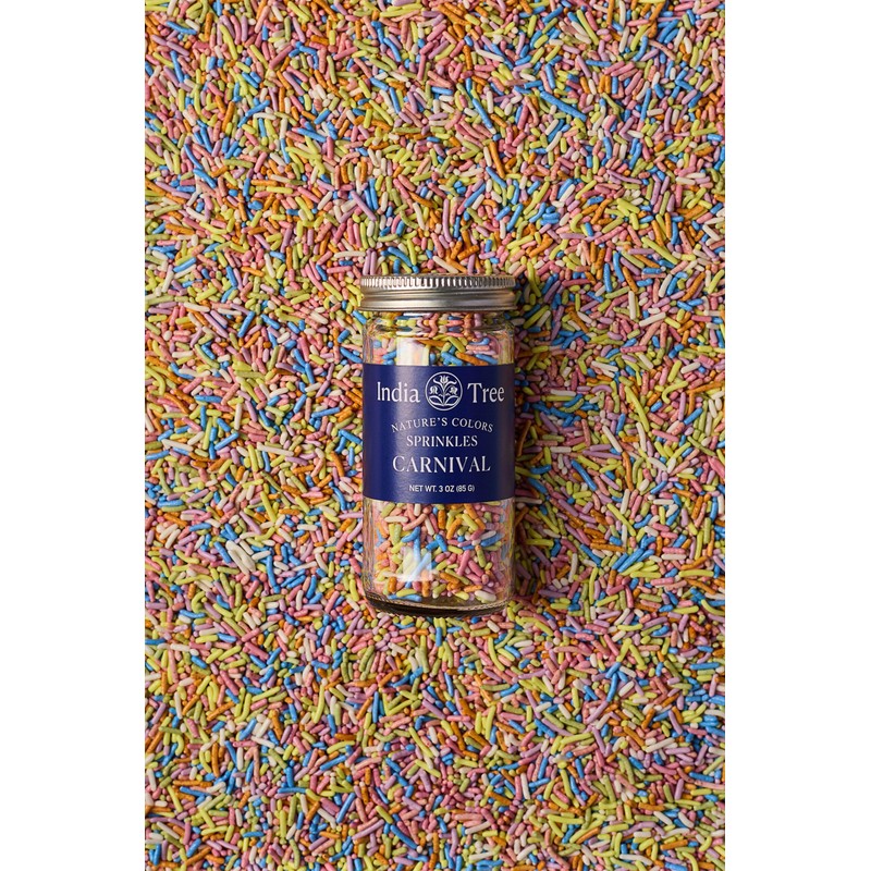 India Tree Nature's Colors Carnival Sprinkles - 2.9 lb Bulk