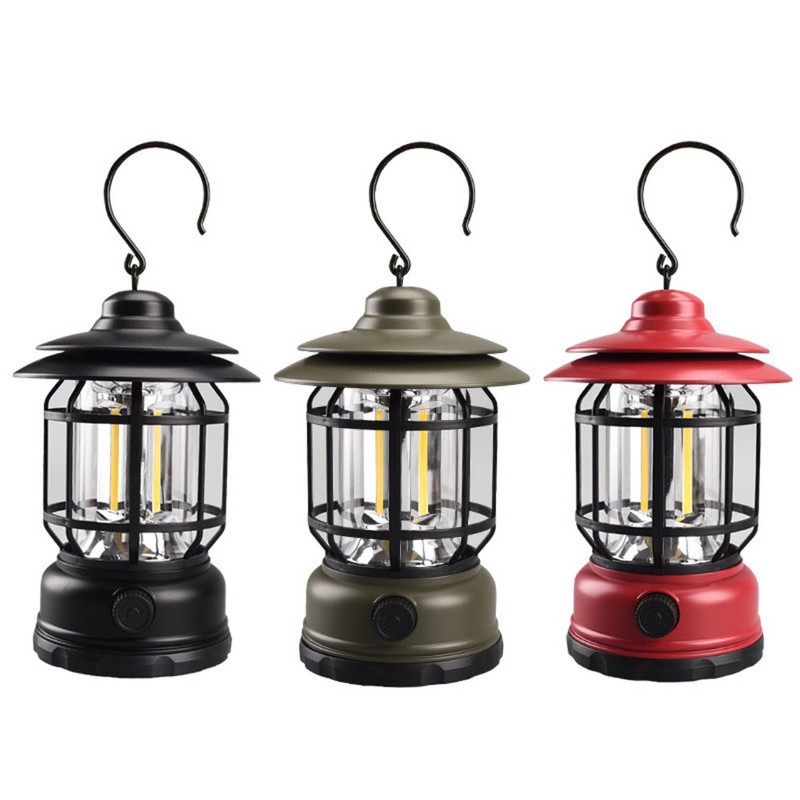 Outdoor Camping Light Campsite Lantern USB Rechargeable Night Light Emergency