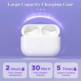 Compatible for AirPods Pro 1st 2nd Gen Wireless Charging Case, Type C Charging Port Charging Case for AirPod Pro 2 Charging Case with Pairing Sync Button