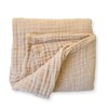 Fibre For Good Undyed Organic Cotton Muslin Wrap, Brown