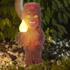 Mayan Smiling Face Totem Solar Light Creative Garden Solar Light