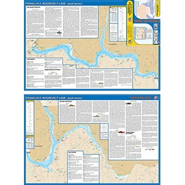 Franklin D. Roosevelt Lake Fishing Map, Washington