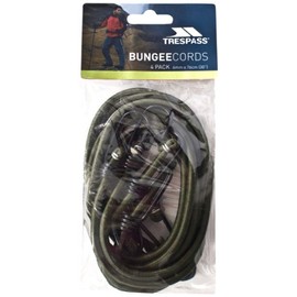 Trespass Bungee Cord, Olive, 4x Multi Functional Cord 15m, Green