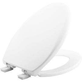 MAYFAIR 1887SLOW 000 Affinity Slow Close Removable Toilet Seat that will Never Loosen, Providing the Perfect Fit, ELONGATED, Long Lasting Solid Plastic, White