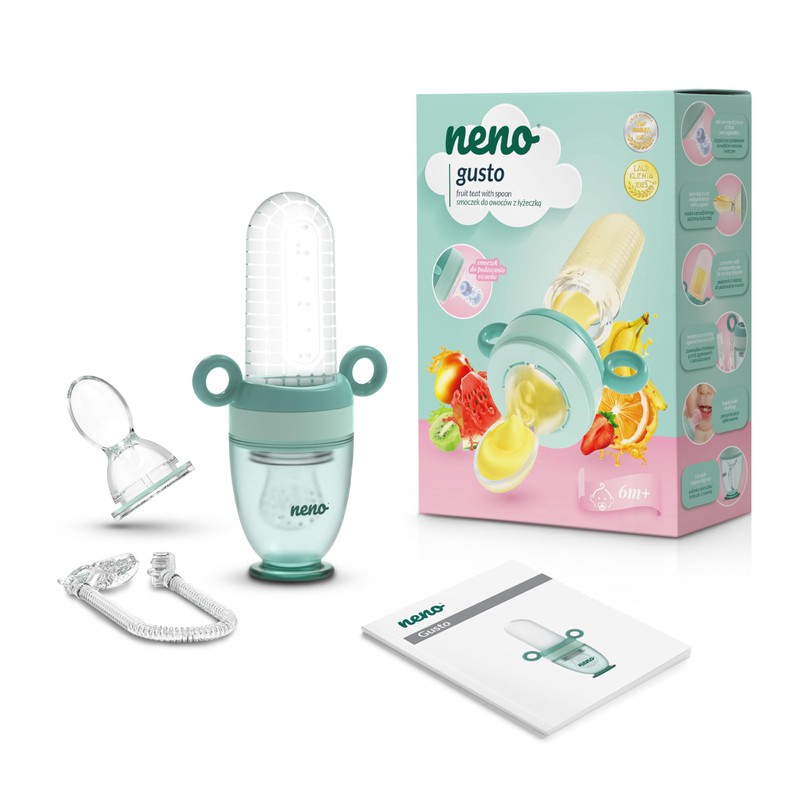 Neno Gusto - Fruit Dummy with Spoon - Baby Dummy