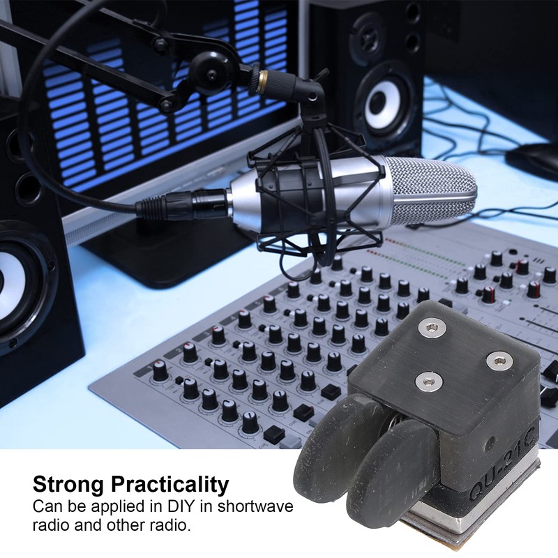 CW Key, Dual Paddle Magnetic Absorption Morse Keys for Shortwave