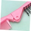 Healvian 1bag Foldable Anti-static Hair Comb Double-headed High Temperature Resistant