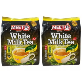 White Meet U White Milk Tea 3 in 1 Original Classic (12 Packs) - 2 Sets