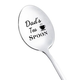 Gifts Spoons for Dad Christmas Birthday Gifts for Father Dad from Daughter Son Dad's Tea Spoon for Dad Daddy Coffee Tea Lover Gifts for Father Dad Coffee Tea Spoons 8 Inch