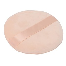 Almohadilla de Esponja de Maquillaje, Esponja de Polvo Suelta Ultra Grande Redonda Swansdown Suave Lavable a Máquina para Polvo de Sombreado (Color de piel)
