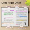 NORDUN Lined Journal Notebook,B5 Hardcover Journal 366 Pages 100gsm Thick