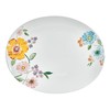Fitz and Floyd Meadow Floral Serving Platter, 16 Inch