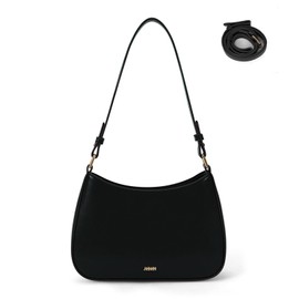 TIAASTAP Handbag Women's Small Hobo Bag Elegant Shoulder Bag Y2K Shoulder Bag for Women PU Leather Shoulder Bag Women's Small Handbags with Zip Cool Things for Teenage Girls, black