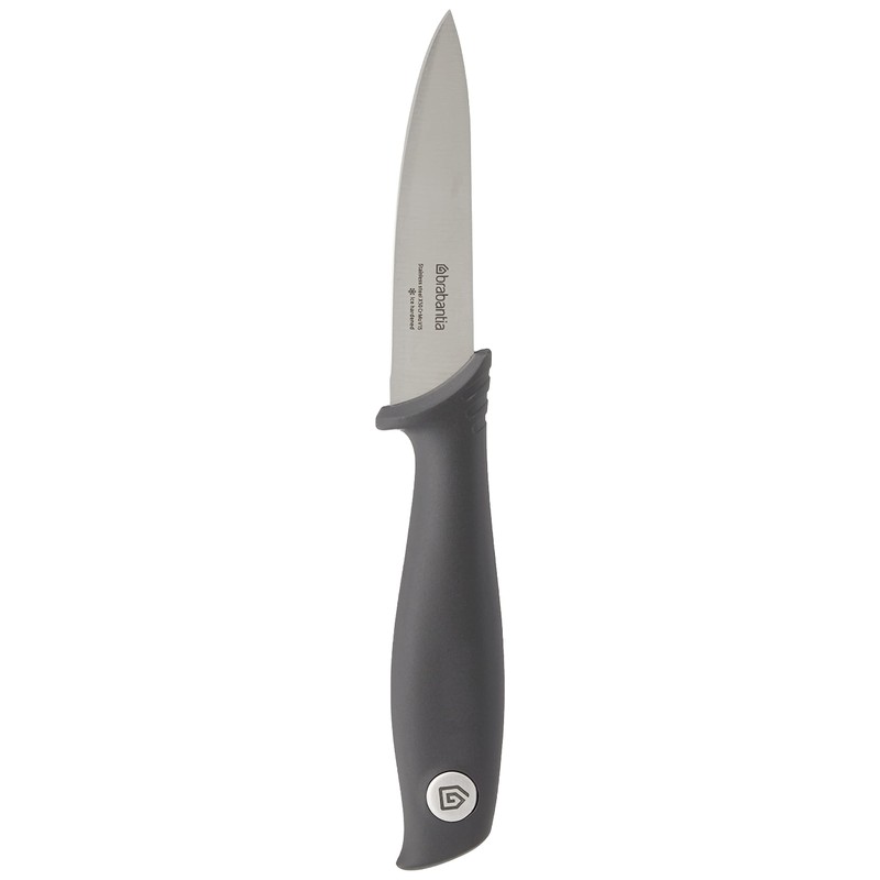 Brabantia Tasty+ Coltello Spelucchino, Dark Grey