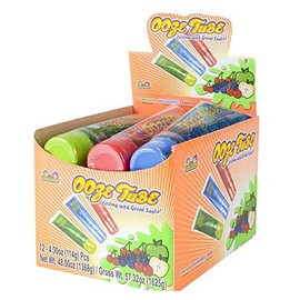 Ooze Tube Squeeze Candy, Case of 4