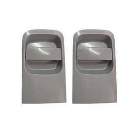 MAX COOL Pair Grey LH+RH Exterior Outer Sliding Door Handles Suitable for Hyundai ILoad IMax 2008-2015