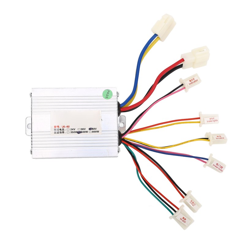 Electric Bike Brush Controller Professional 48V 500W Aluminium Alloy Motor