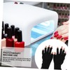 OHPHCALL 2pcs Hand Gloves for Gel Nail Lamp Manicure Gloves