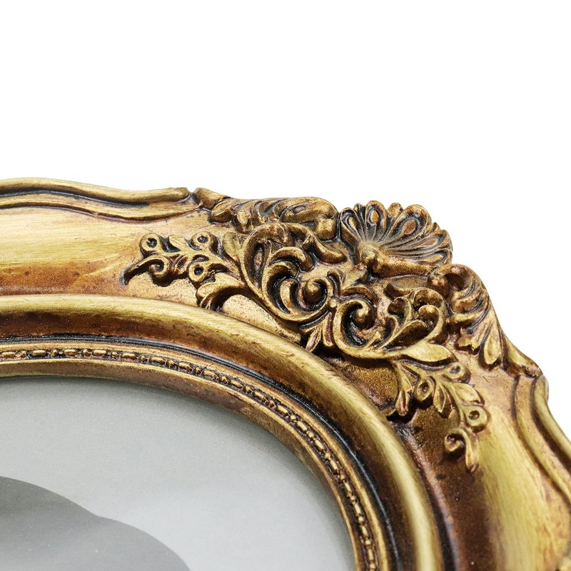 Bitray Vintage Picture Frame 5 x 7 Inch Oval Elegant