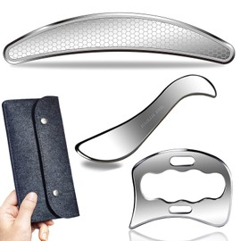Robulove 3 in 1 tainless Steel Gua Sha Tool, IASMT Tool,Muscle Scraper for Physical Therapy, Soft Tissue Massage(3pcs)