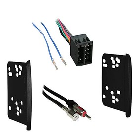 Harmony Audio HA-709401 Compatible with Ford Focus 2003-04 Stereo to Aftermarket Radio Harness Adapter, HA-40VW10 Aftermarket Radio Antenna Adapter and Metra 95-5806 Double DIN Installation Dash Kit