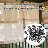 30pcs Gazebo Curtain Hooks, Plastic Shower Track Rings Multipurpose Accessories