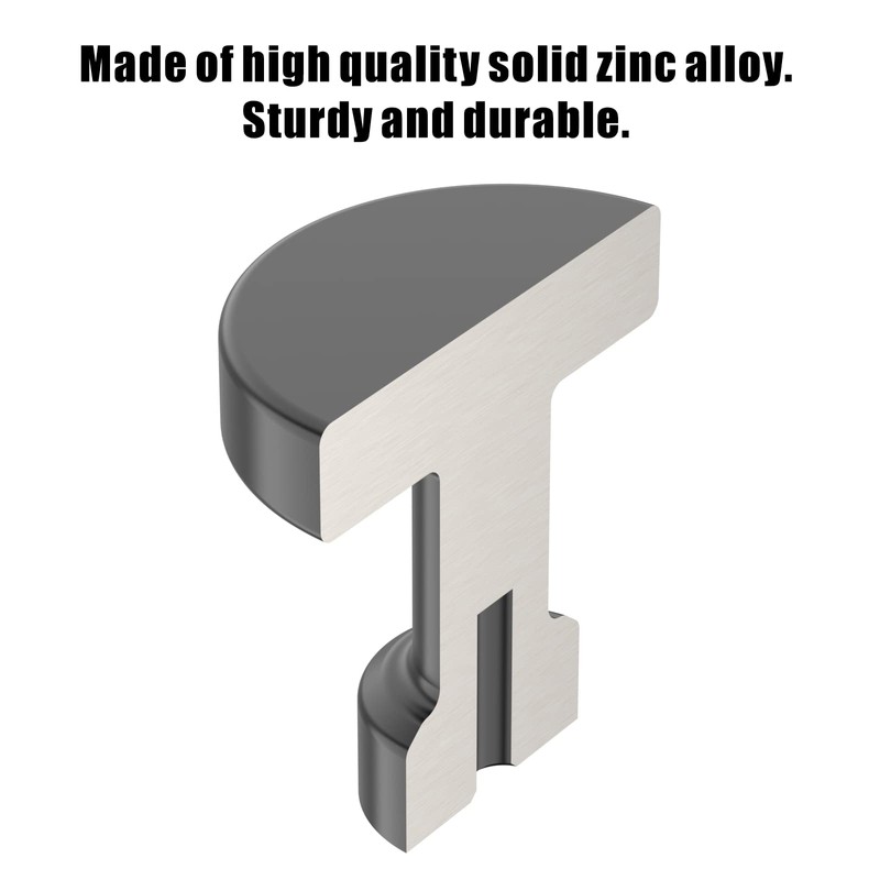 Amerdeco 10 Pack Oil Rubbed Bronze Cabinet Knobs 1-1/6 Inch(32mm)