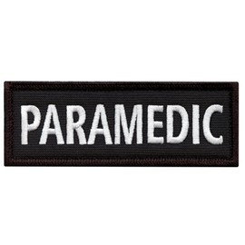 LEGEEON Paramedic 5"x2" EMS EMT Medical Body Armor Morale Tactical Embroidery Hook-and-Loop Patch