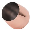 Stainless Steel Wine Glass Stemless Egg Shape 550ml Unbreakable Portable