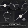 UNICRAFTALE 12 Sets Bracelet Bezel Settings Stainless Steel Bracelets Cabochon