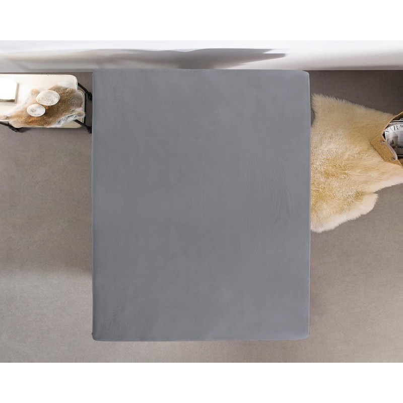 Sleeptime Fitted Sheet Topper Box Spring Bed - 100% Cotton