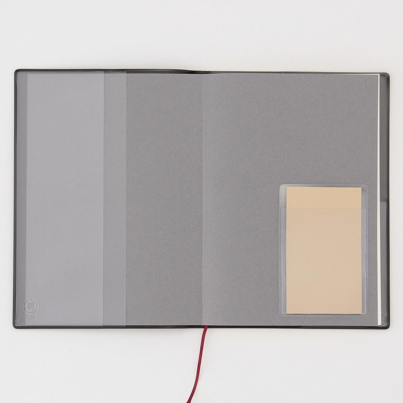 Muji NAB17A8S Pocket Seal, Translucent, Card Size, 1 Pocket x