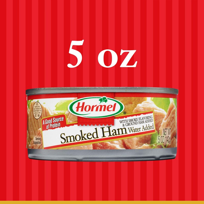 HORMEL Canned Ham, Smoked, 5 Ounce (Pack of 12)