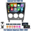 For 2002-2007 Subaru Impreza Radio Apple CarPlay Android 13 Car