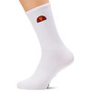 ellesse Unisex Illan Tennis Socks, White, One Size UK