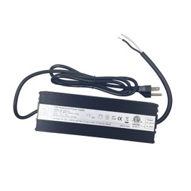 300W 12V 25A LED Driver ETL Listed Transformer, Waterproof IP65 Power Supply, 100-130V AC to 12V DC Low Voltage Adapter for Outdoor Use (ETL12V300W)