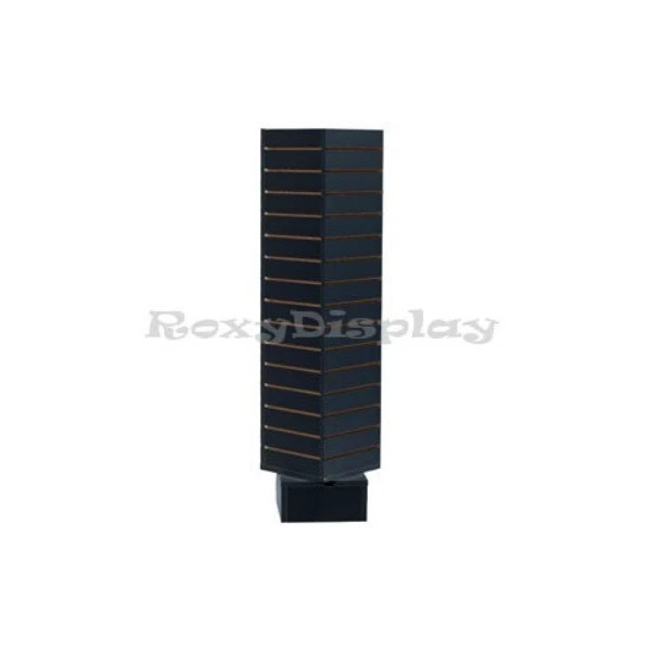 Roxy Display Slatwall unit Black color Showcase Display Store Fixture