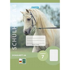 Stylex 29807 Exercise Book DIN A4 with Line Style 7