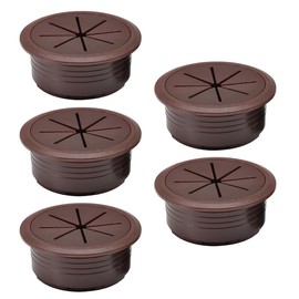 EASYEAH 5 Piezas Ojales para Escritorio 2" / 50 mm, Cubierta de Agujero de Escritorio para Cables, Ojal para Cables de Plástico ABS, Ojal de Agujero de Escritorio para Casa y Oficina PC, Organizador
