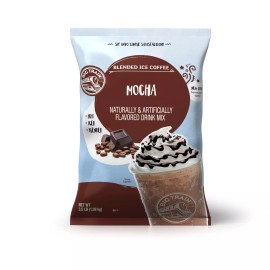 Big Train Mocha Blended Ice Coffee 3.5 Pound Pack Rich Chocolate Frappe Mix