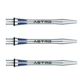WINMAU Astro Aluminium Blue Intermediate Dart Shafts (Shafts) - 1 Set Per Pack (Total 3 Shafts)