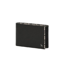 Hazzys (대전신세계)HAZZYS ACC 블랙 체크배색 소가죽 반지갑 HJWA3F291BK (Deajeon Shinsegae) HAZZYS ACC Black Check Contrast Cowhide Wallet HJWA3F291BK