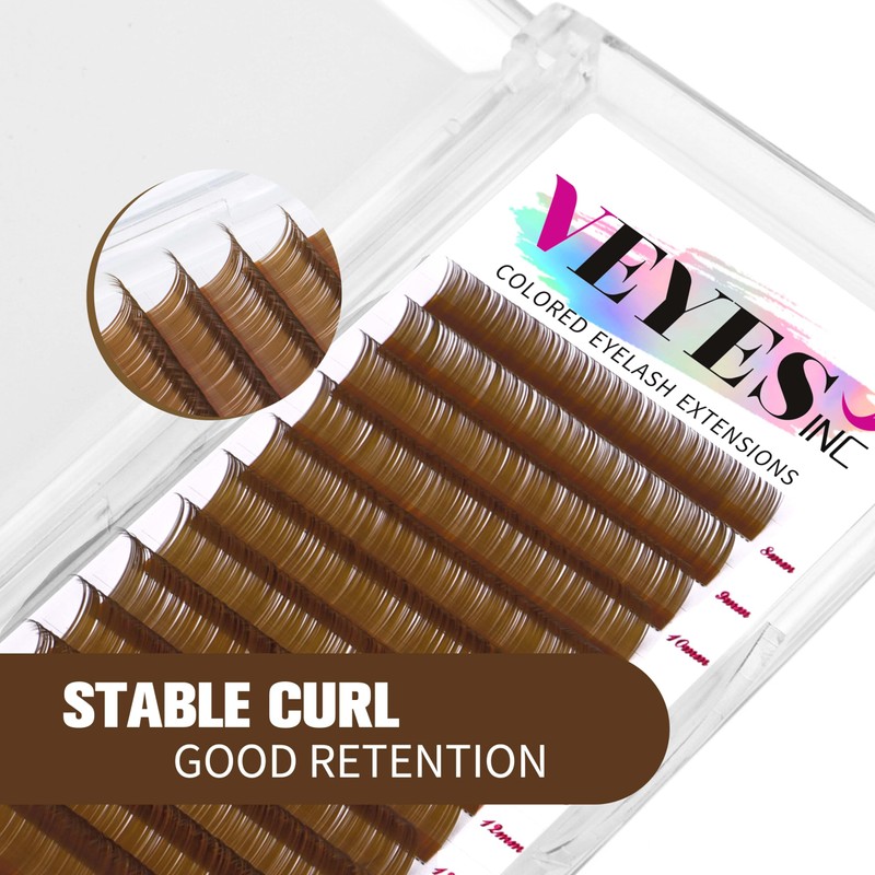 VEYES INC Colored Lash Extensions 03 05 07 15 C/D