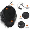 Elvirgel Afro Puff Drawstring Ponytail Extension for Black Women with