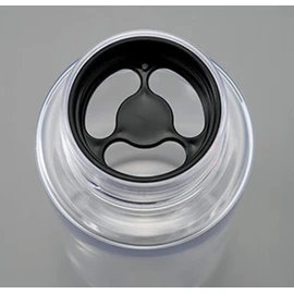 MI Creations My Clear Bottle, Made in Japan, Clear Bottle, Eco Friendly, Comes with Inner Stopper, 11.8 fl oz (360 °C), For Heatstroke Prevention (11.8 fl oz (350 ml), Black)