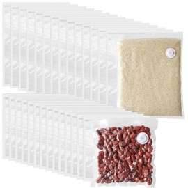 Premium Vacuum Sealer Bags – 60 Bags Heavy Duty, Reusable Food Storage Pouches for Meat, Veggies & Leftovers with Extended Freshness