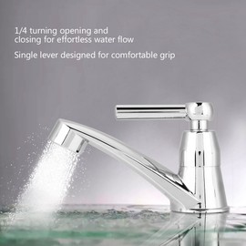 Modern Single Cold Faucet Sink Accessories Chrome Finish Water Tap for Home Bathroom Washbasin Kitchen Basin 3 Handle Type Optional (Straight G1/2)