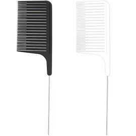 Professional Hair Stylist Comb, Ergonomic Design, Hair Highlight with Stainless Steel Rat Tail, Premium Material – Versatile & Safe for Salon and Home Use