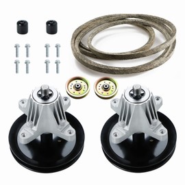 Dibanyou Deck Rebuild Kit Lawn Mower Assembly with Pulley Idler Belt for Cub Cadet MTD Rover Troy Bilt 46" Mower Deck 618-04636 618-04865A 918-04636 918-04865A LTX1046VT LT2200