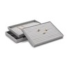Oirlv Grey Microfibre Stackable Jewellery Trays 24 Grids Jewellery Display